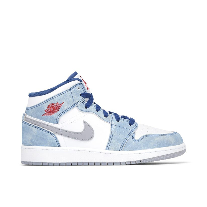 Air Jordan 1 Mid French Blue Light Steel