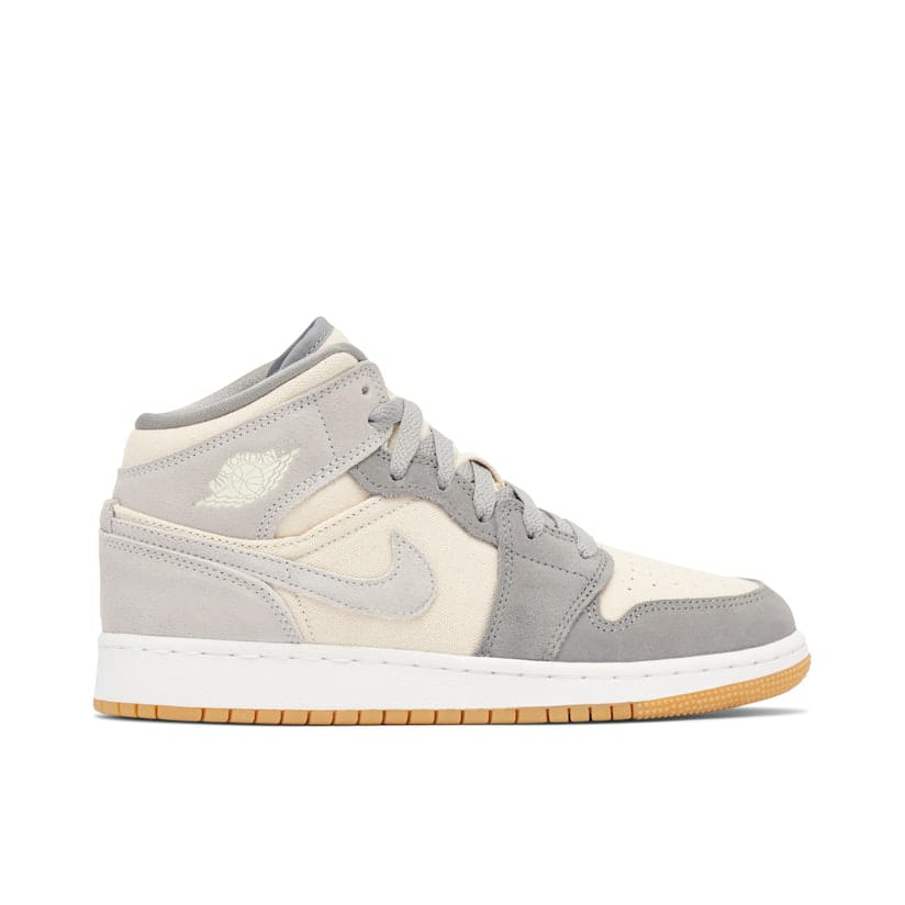 Air Jordan 1 Mid Coconut Milk Grey